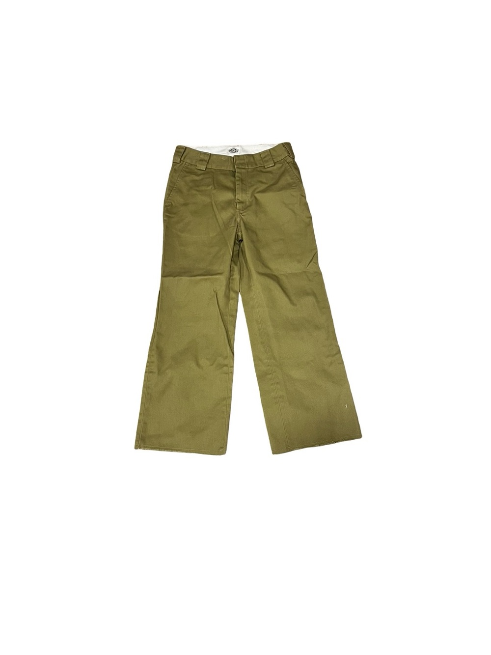 Dickies Original 874 Olive Green Straight Leg Work Pants Size 2 | Y2K Utility - Picture 2 of 3